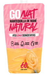 Mantequilla de mani natural 60gr Caja de 10un