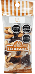 Mix de coco en cubos, maní, y almendras 30gr por 200un(10 Display con cajas de 20un)
