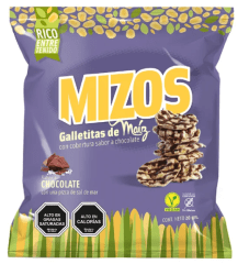 Galleta de Maíz sabor chocolate 20gr Caja de 28un