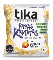 Papas ramitas con cebollita grillada 35gr Caja de 20un