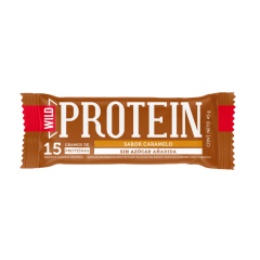 Wild Protein sabor caramelo 45gr Caja de 16un