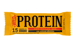 Wild Protein sabor chocolate y maní 45gr Caja de 16un