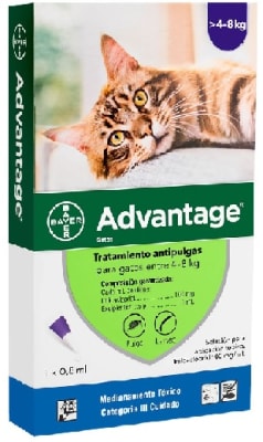 Advantage Pipeta Gato 4 a 8 kg
