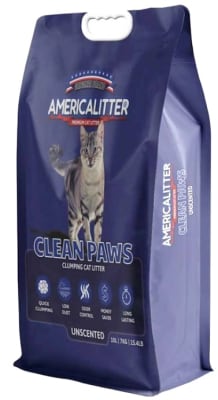 America Litter Clean Paws 15 Kg