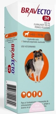 Bravecto 1M 4.5 a 10kg 1 comp