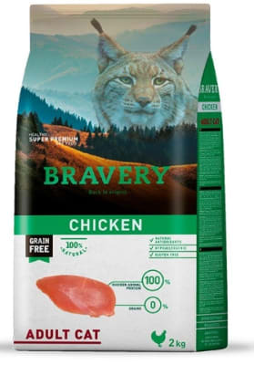 Bravery Chicken Adult Cat 2 kg