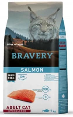 Bravery Salmon Adult Cat Sterilized 7kg