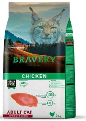 Bravery Chicken Adult Cat Sterilized 2 kg
