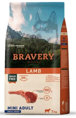 Bravery Lamb Mini Adult Small Beeds 7 kg