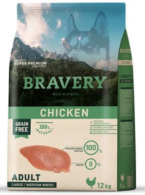 Bravery Chicken Adult Large/Medium Breeds 12 kg