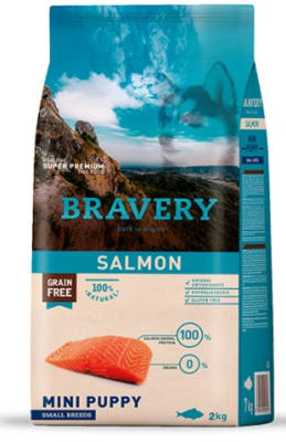 Bravery Salmon Mini Puppy Small Breeds 2 kg