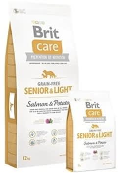 Brit Care Grain Free Senior & Light Salmon & Potato 3 kg