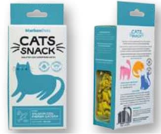 Cats Snack Galletas Rellenas Variedad 80 gr