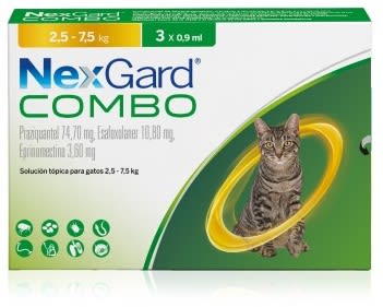 Pack Nexgard Combo 2.5 - 7.5 Kg (x3)