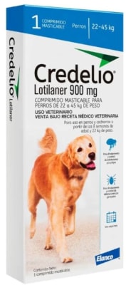 Credelio Antiparasitario Externo 900 mg 22 a 45 kgs 1 comp