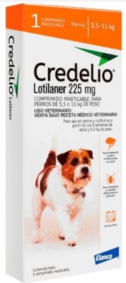 Credelio Antiparasitario Externo 225 mg 5,5 a 11 kg 1 comp