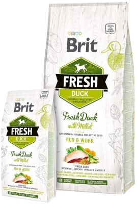 Brit Fresh Duck with Millet Adult 12kg