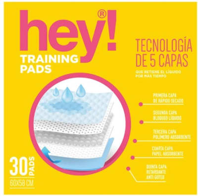 Hey! Training Pads 60x58 30 unidades