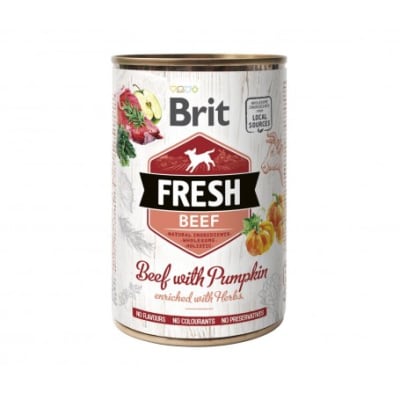 Brit Fresh Beef with Pumpkin 400grs