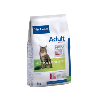 Virbac Adult Salmon Neutered & Entire Cat 3 Kg