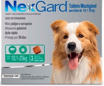 Nexgard 10.1 a 25 kg 3 Comp.
