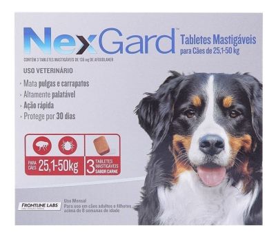 Nexgard 25.1 a 50 kg 3 Comp.