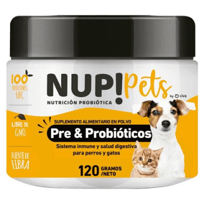 NUP! Pets Pre - Probióticos 120grs