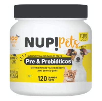 NUP! Pets Pre - Probióticos 120grs