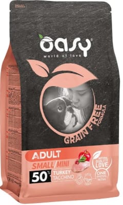 Oasy Adult GF Small/mini Turkey 2,5 kg