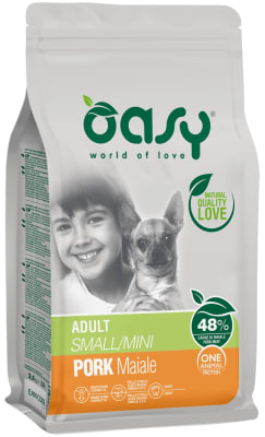 Oasy Adult Small/mini Pork 2,5 kg