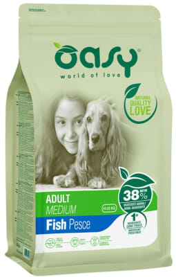 Oasy Adult Medium Fish 12 kg