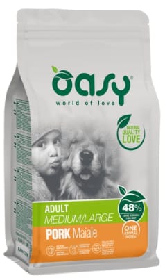 Oasy Adult  Medium/large Pork 12 kg