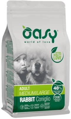 Oasy Adult Medium/Large Rabbit 12kg