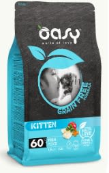 Oasy Cat GF Kitten Fish 1,5 kg