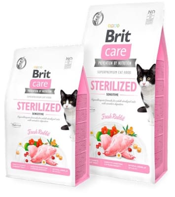 Brit Care Cat Sterilized Sensitive Rabbit 2 kg