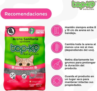Arena Topk9 Sakura Gatitos 10kg