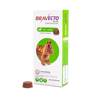 Bravecto MSD 10 A 20 KILOS