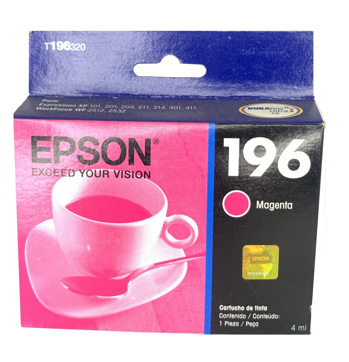 TINTA EPSON 196 MAGENTA | Galetti.cl