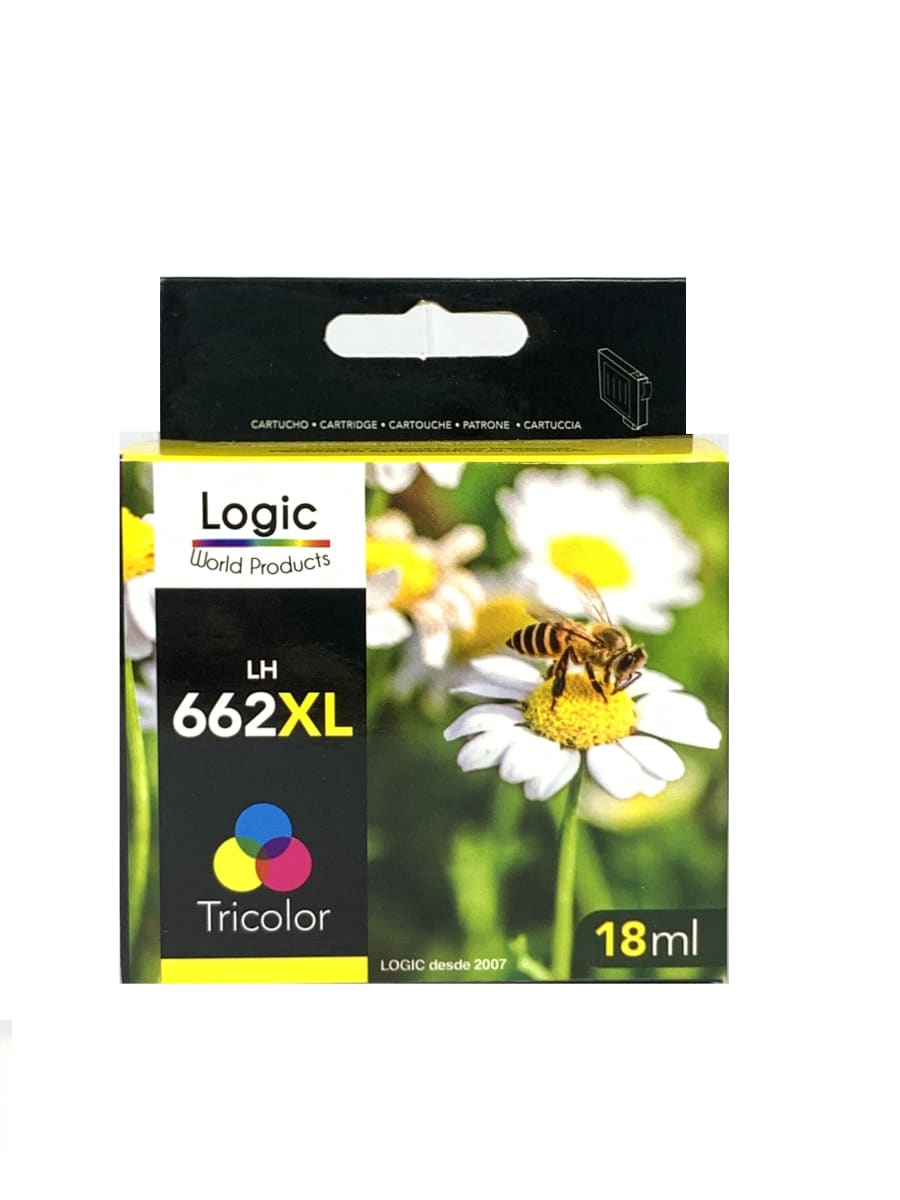 TINTA LOGIC HP 662 XL Color 18ml | Galetti.cl