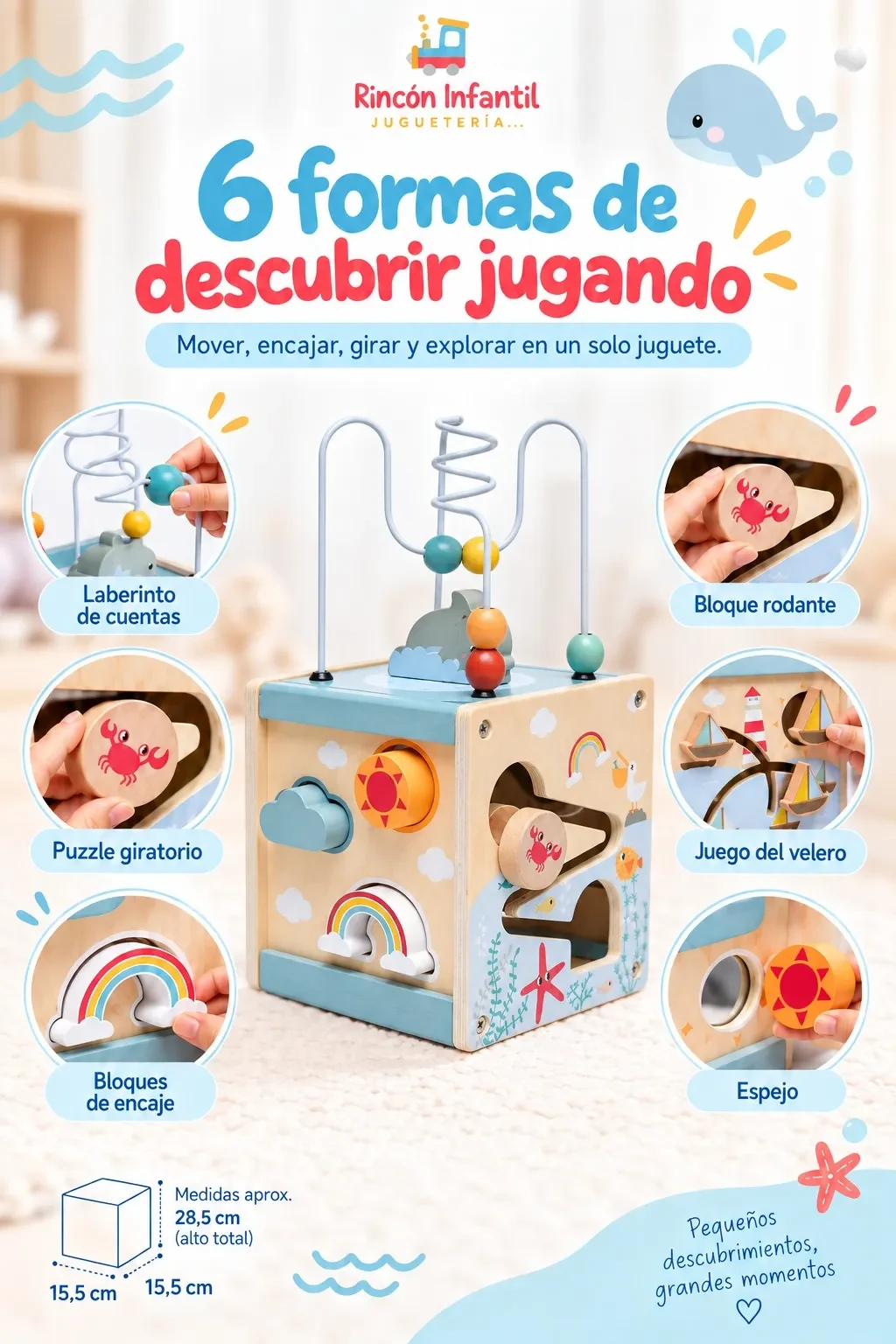 Infografía producto Rincón Infantil