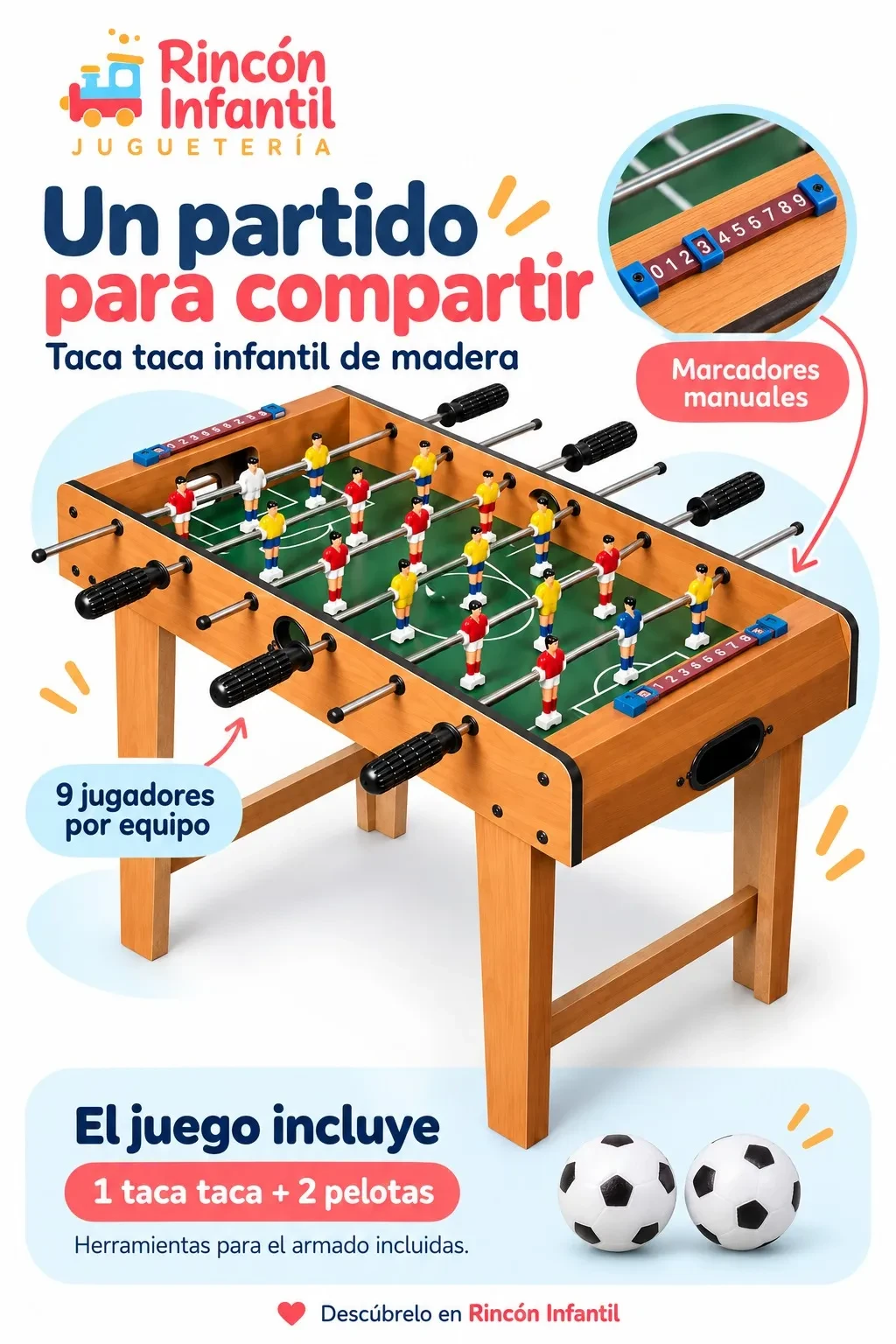Infografía producto Rincón Infantil