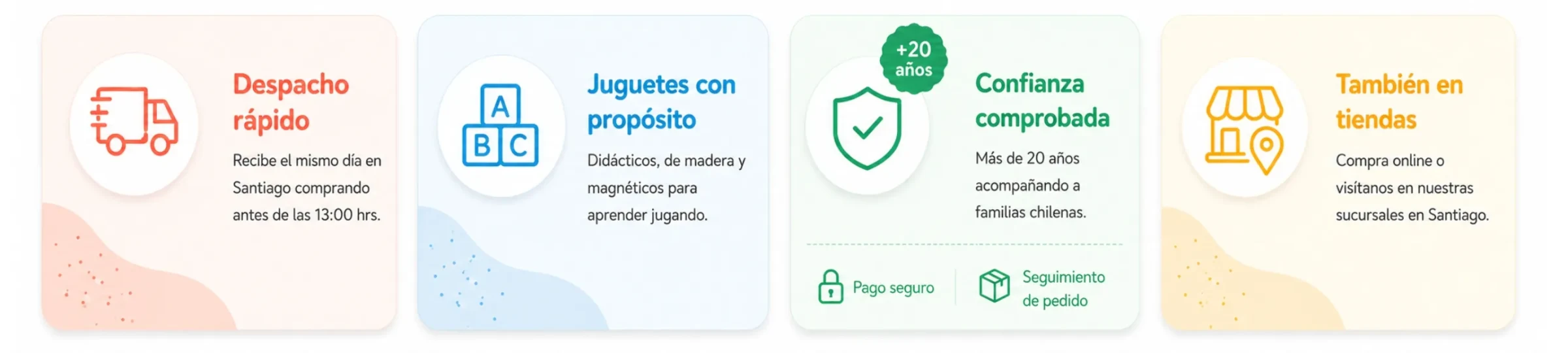 Rincón Infantil: juguetes didácticos, compra online segura, tiendas físicas y despacho rápido