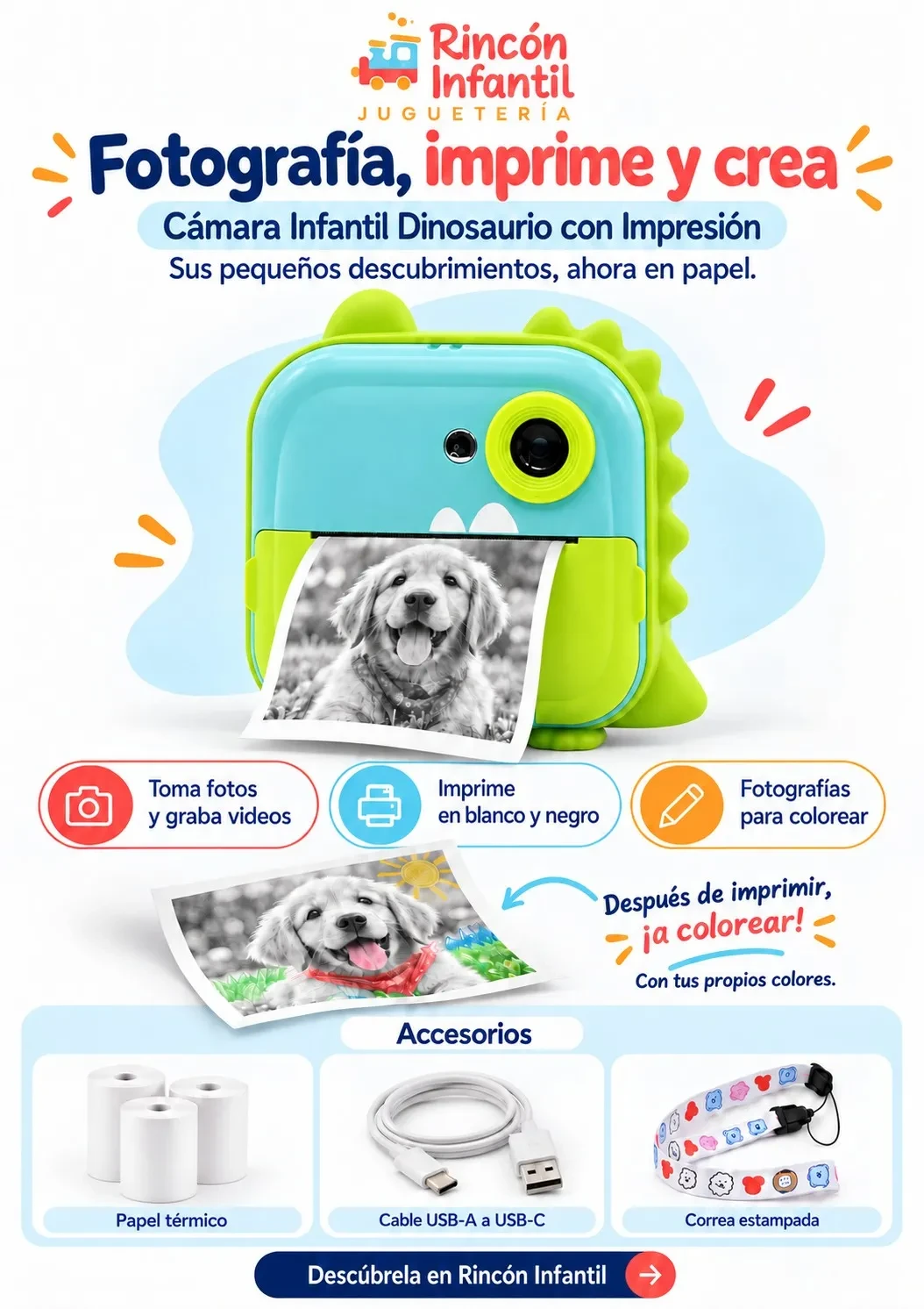 Infografía producto Rincón Infantil