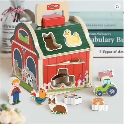 Granja de madera infantil