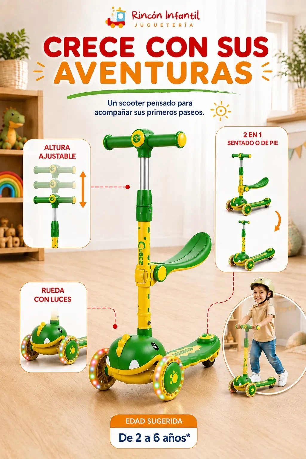 Infografía producto Rincón Infantil