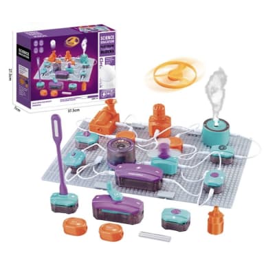 KIT DE EXPLORACIÓN ELECTRÓNICA PARA NIÑOS 45 PCS4
