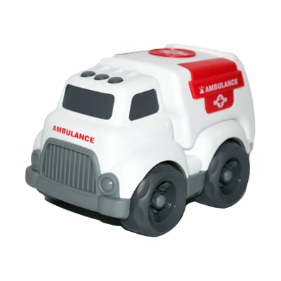 Ambulancia Bioplástico con Luz y  Sonido1