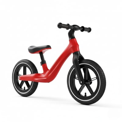 Bicicleta Sin Pedales Roja1