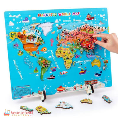 Mapa del mundo Magnetico