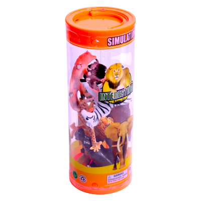 Set 12 Animales en Tubo
